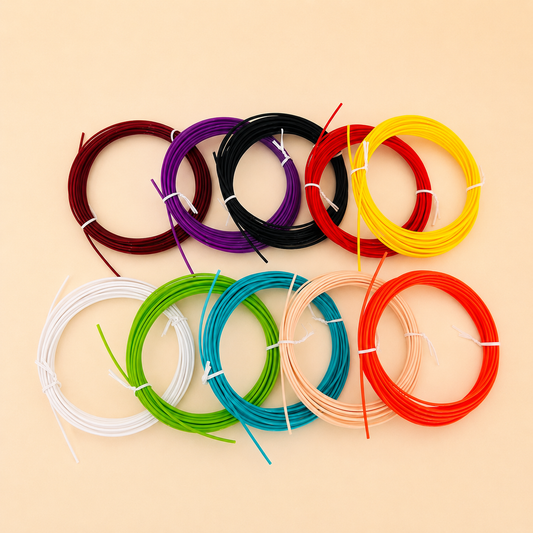 50 m de filaments (10 couleurs)