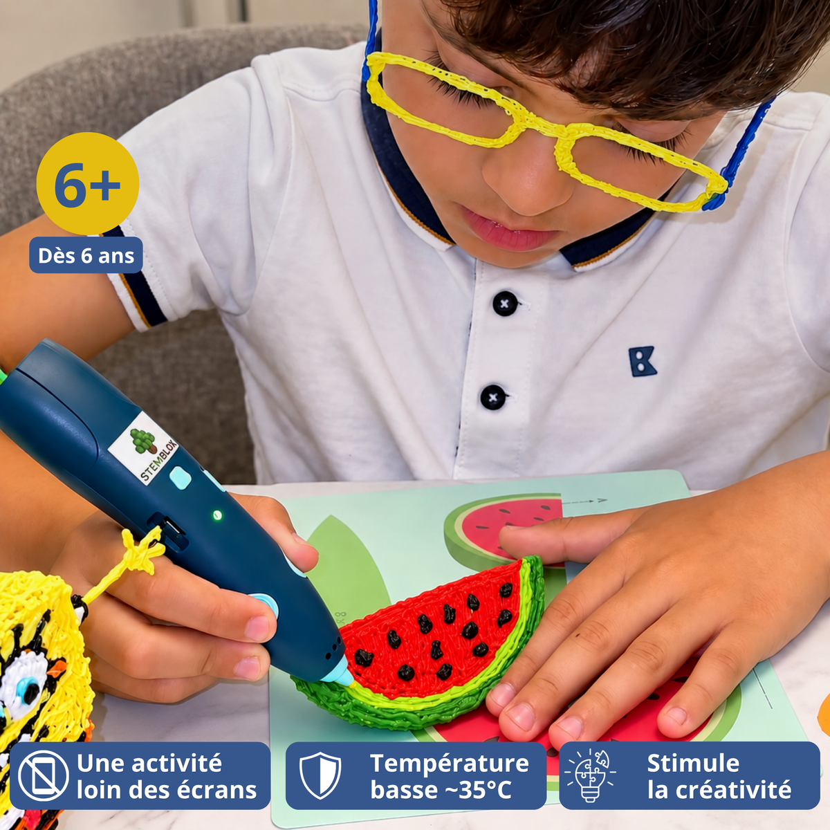 Stylo 3D STEMBLOX – Le jouet qui crée d’autres jouets